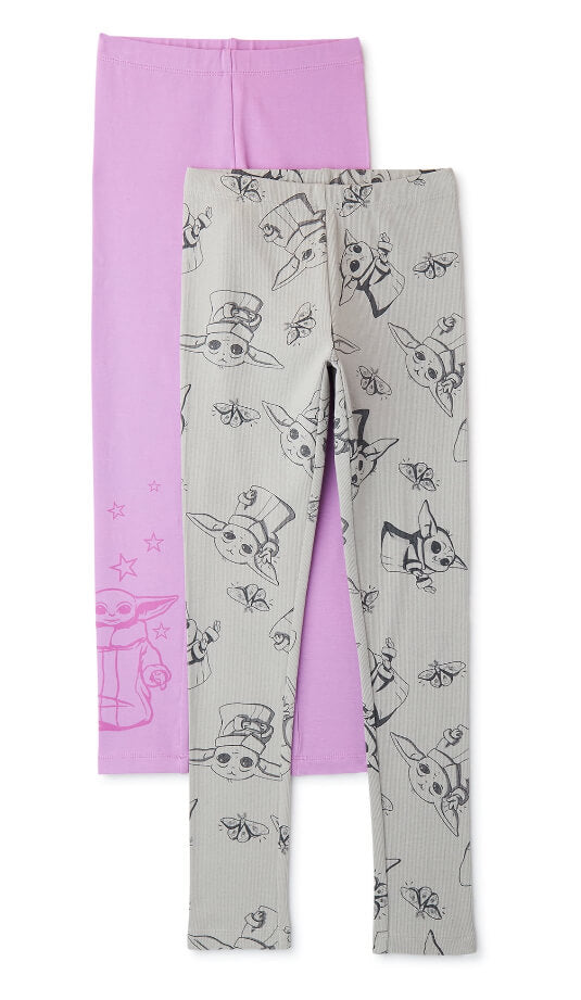 Girls Leggings, 2-Pack