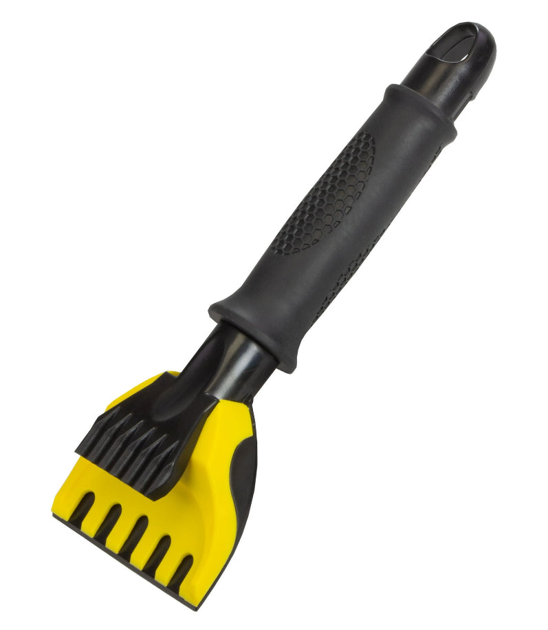 Rain-X 11" Heavy Duty Ice Scraper with Rubber Grip, Black and Yellow, 1 Pack