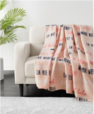 Infinity Home Novelty Print Fleece Throws - The Bargin Chic Retail Store