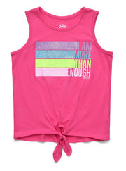 Justice Girls Everyday Faves Graphic Tank Tops, Various