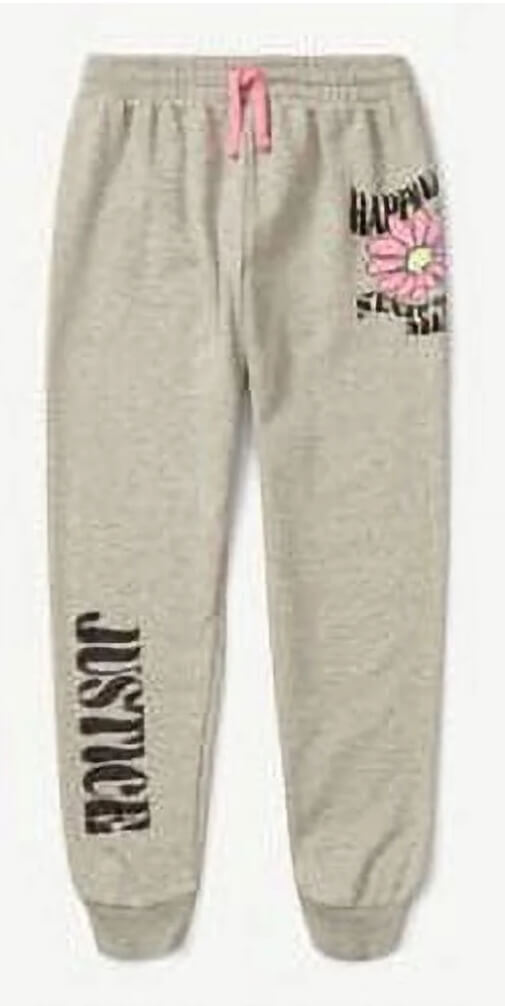 Justice Girls Graphic Fleece Joggers