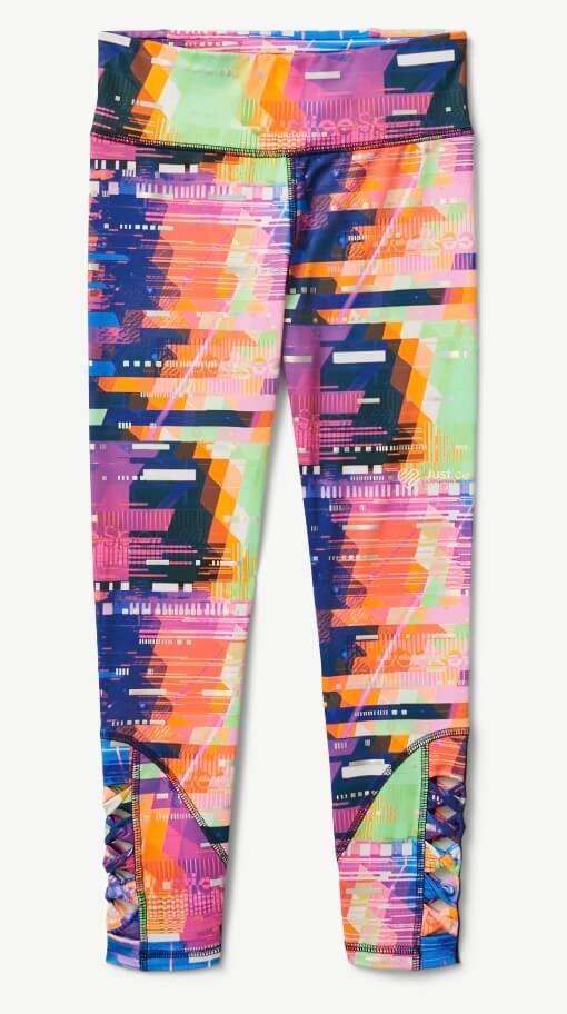 Justice Girls J-Sport Ankle Detail Legging, Sizes XS-XLP