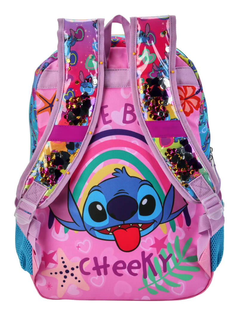 Lilo & Stitch 6-Piece Kids Backpack Set – Includes Backpack, Headphones, Lunch Bag & More