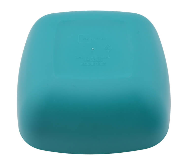 Mainstays - Teal Square Plastic Bowl, 45-Ounce