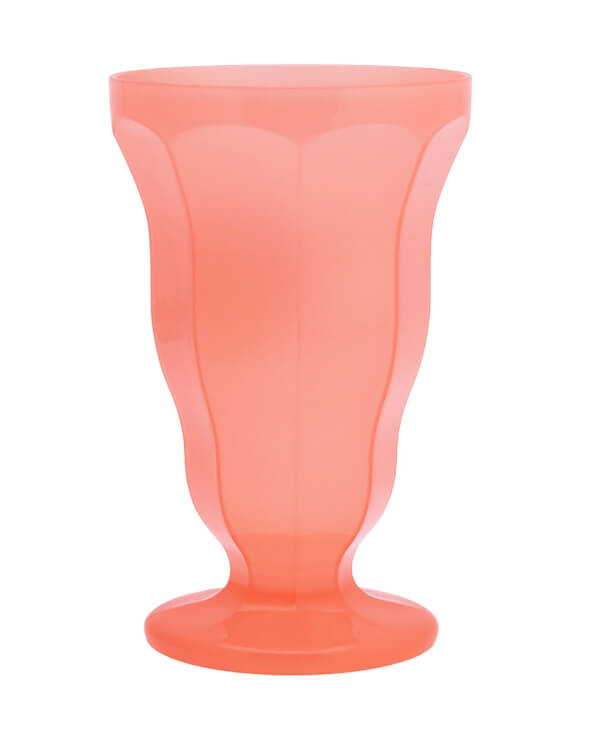 Mainstays 15-Ounce Plastic Color Changing Ice Cream Cup, Orange