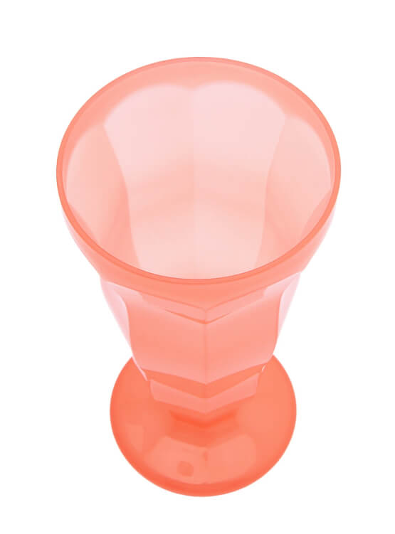 Mainstays 15-Ounce Plastic Color Changing Ice Cream Cup, Orange