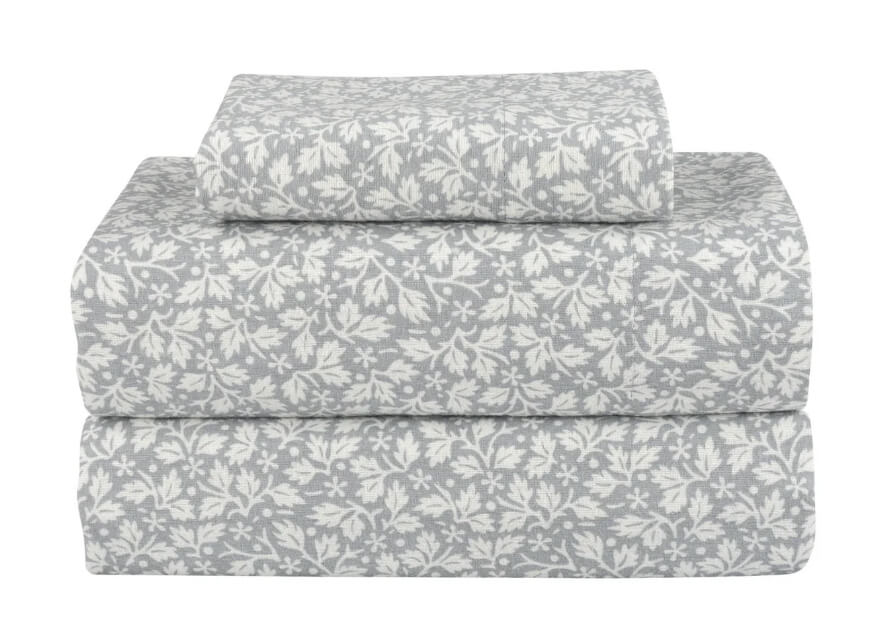 Mainstays Printed Flannel Sheet Set – 155 GSM, Skiers Pattern