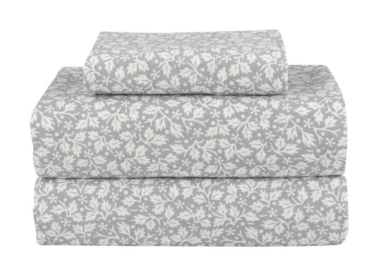 Mainstays Printed Flannel Sheet Set – 155 GSM, Skiers Pattern