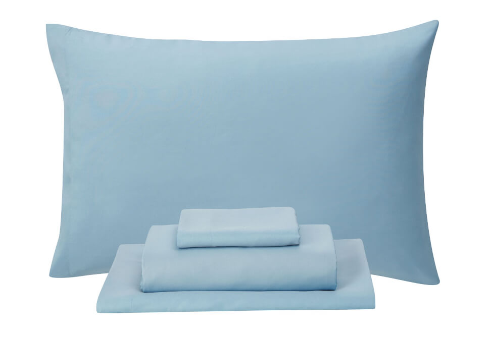 Mainstays Solid Bed in a Bag Coordinated Bedding Set – Full Size, Navy