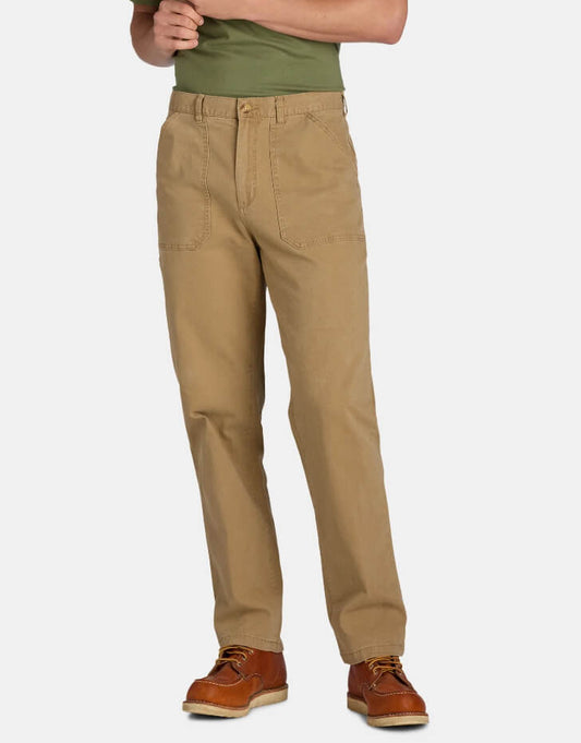 Men’s Straight Fit Utility Pants – Durable Cotton Blend with Functional Pockets