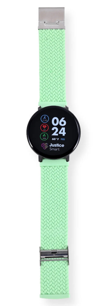 Justice Unisex Tween Smart Watch with Silicone Strap