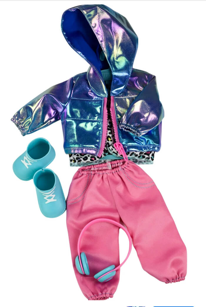 My Life As DJ Fashion Set for 18-inch Doll, 6 Pieces Included