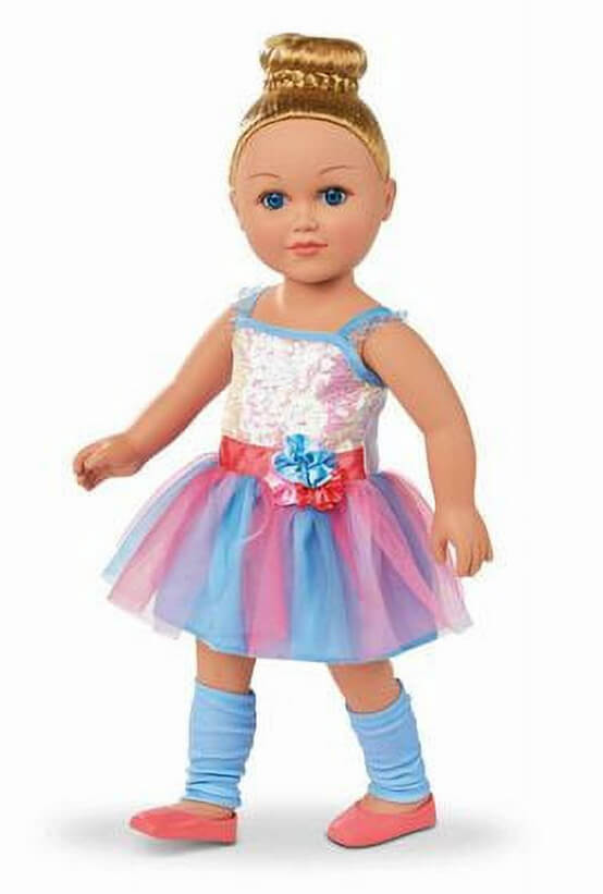 My Life As Poseable Ballerina 18 Inch Doll, Blonde Hair, Blue Eyes