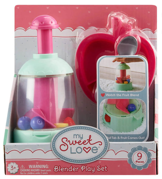 My Sweet Love Food Blender Toy Accessory Play Set, 9 Pieces