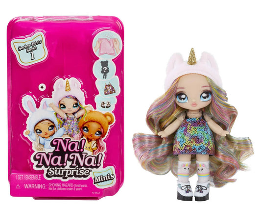 Na Na Na Surprise Minis – 4” Collectible Dolls with Mix & Match Fashions, Posable & Gift-Ready