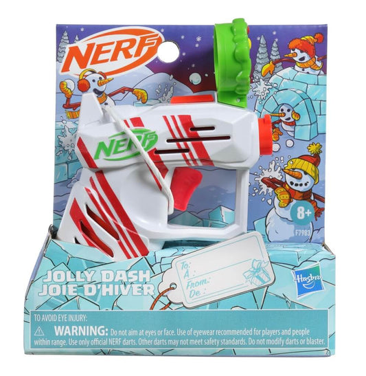 Nerf Elite 2.0 Jolly Dash Blaster – Holiday-Themed Dart Blaster for Kids Ages 8+