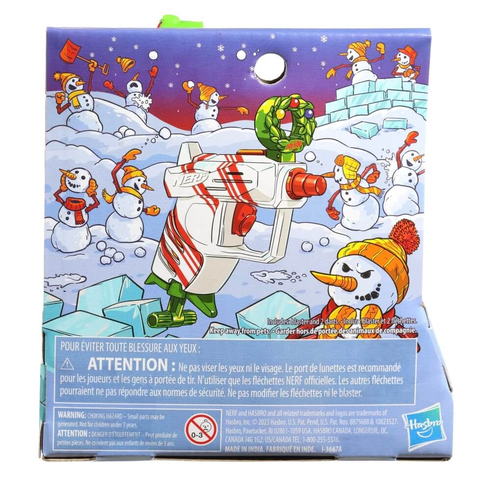 Nerf Elite 2.0 Jolly Dash Blaster – Holiday-Themed Dart Blaster for Kids Ages 8+