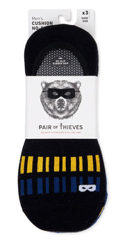 Pair of Thieves Ready For Everything Men's Cushioned No-Show Socks, 3-Pack