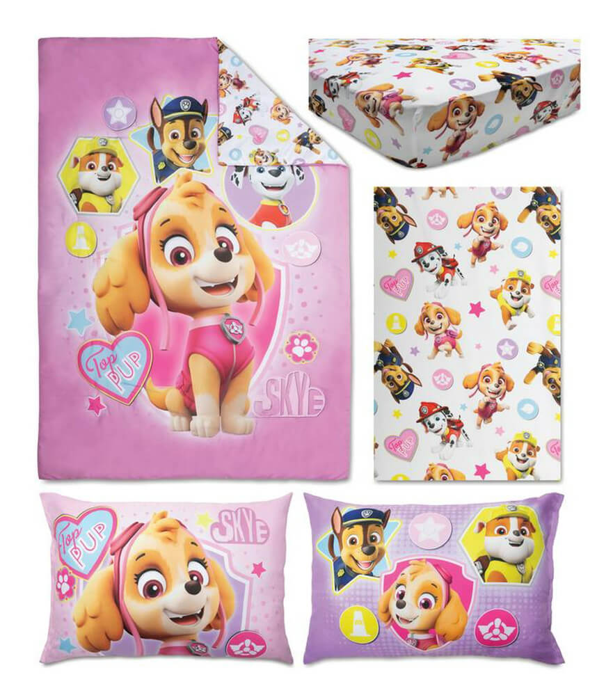 Paw Patrol 4 pc Toddler Bed Set "Top-Pup Skye" - The Bargin Chic Retail Store