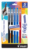 Pilot FriXion ColorSticks Erasable Gel Ink Pens, Fine Point (0.7 mm), Assorted Ink, 5 Count