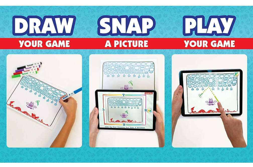 Pixicade – Fun Learning Toy That Turns Drawings into Playable Video Games for Kids & Teens