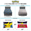 Pokemon Kids Full Sheet Set, Blue, White and Yellow