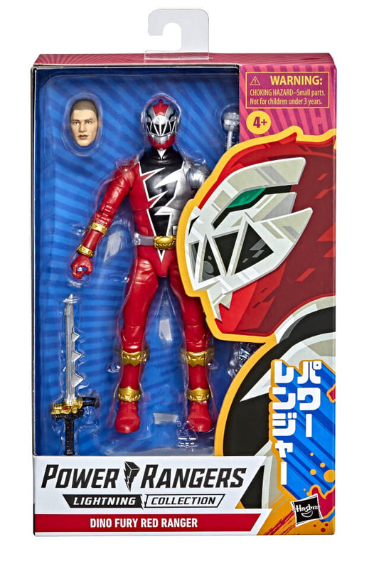 Power Rangers Lightning Collection Dino Fury Red Ranger Premium Collectible Action Figure