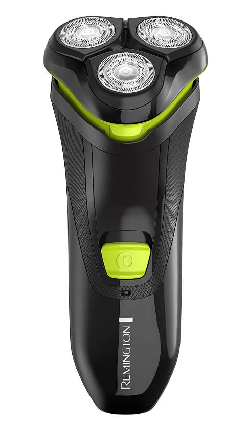 REMINGTON® UltraStyle Rechargeable Rotary Shaver – Dual Flex Technology & Stubble Attachment