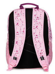 Reebok Lightweight, Durable, Water-Resistant Marley Backpack - Sweet Pink Splatter