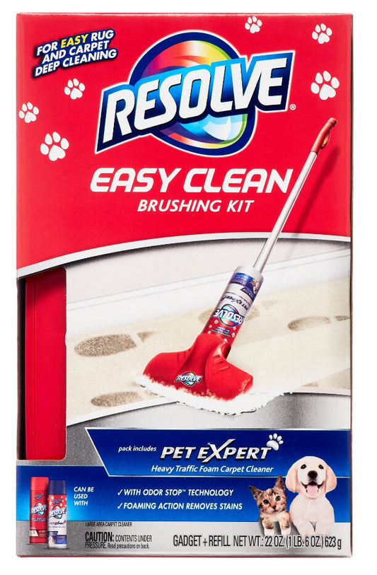 Resolve Pet Expert Easy Clean Carpet Cleaner Gadget + Foam Spray Refill