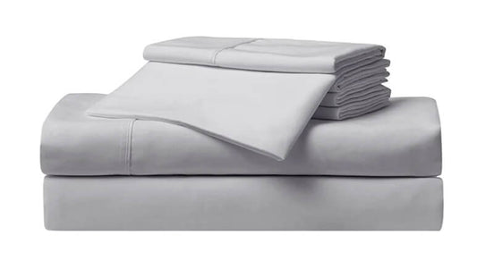 Serta So Soft 6-Piece Gray Bed Sheet Set, Queen