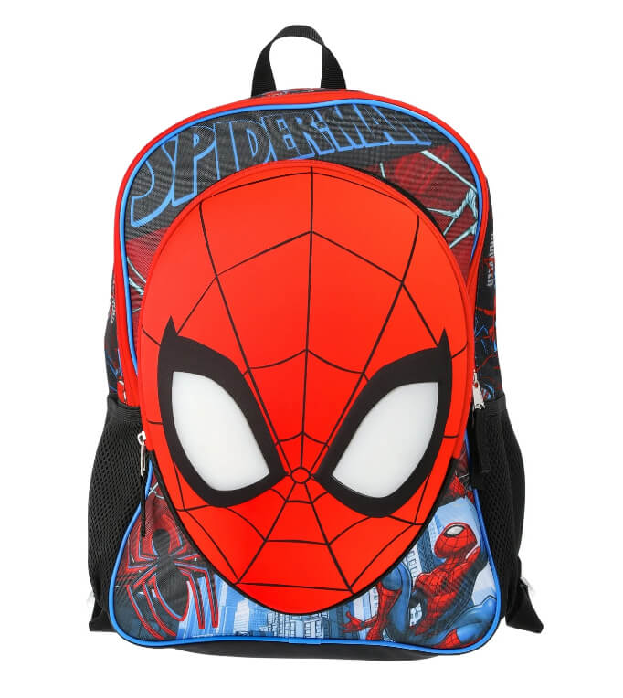 Spider-Man Light-Up Backpack for Kids – Heroic Design, Spacious Storage & Adjustable Straps