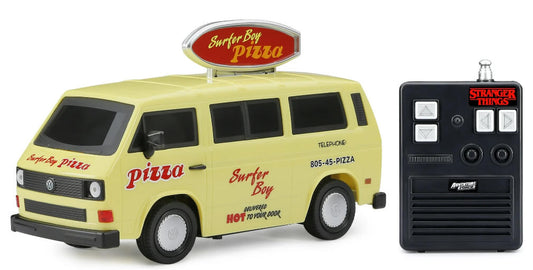 Adventure Force (1:20) Stranger Things Pizza Van Battery Radio Control Beige Car