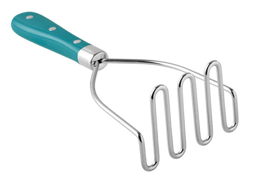 The Pioneer Woman Frontier Collection Stainless Steel Masher, Deep Teal