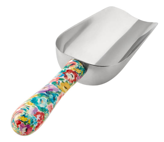 The Pioneer Woman Stainless Steel Multipurpose Kitchen Scoop, Sweet Romance