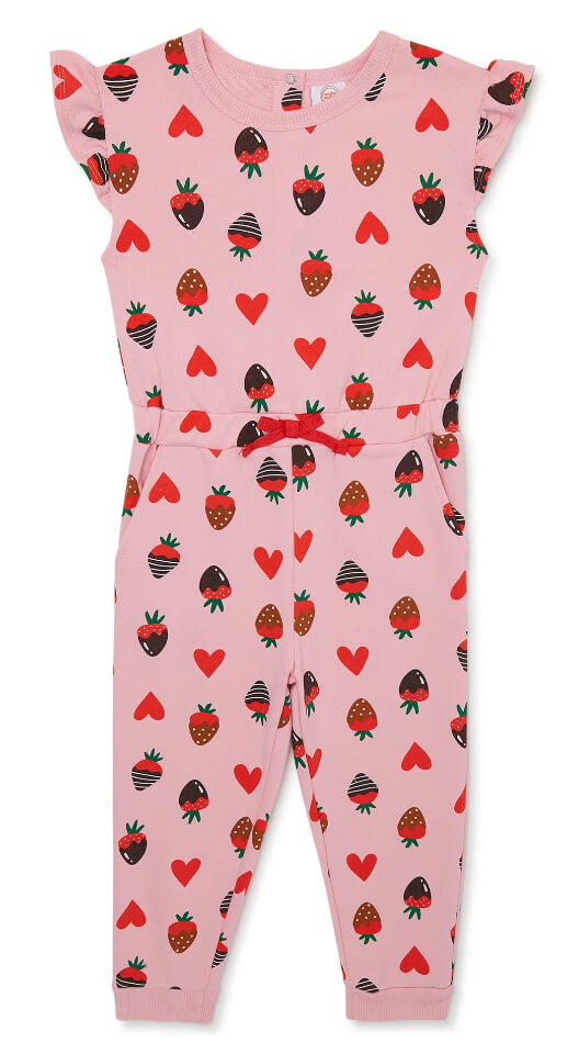 Toddler Girl Valentine Romper