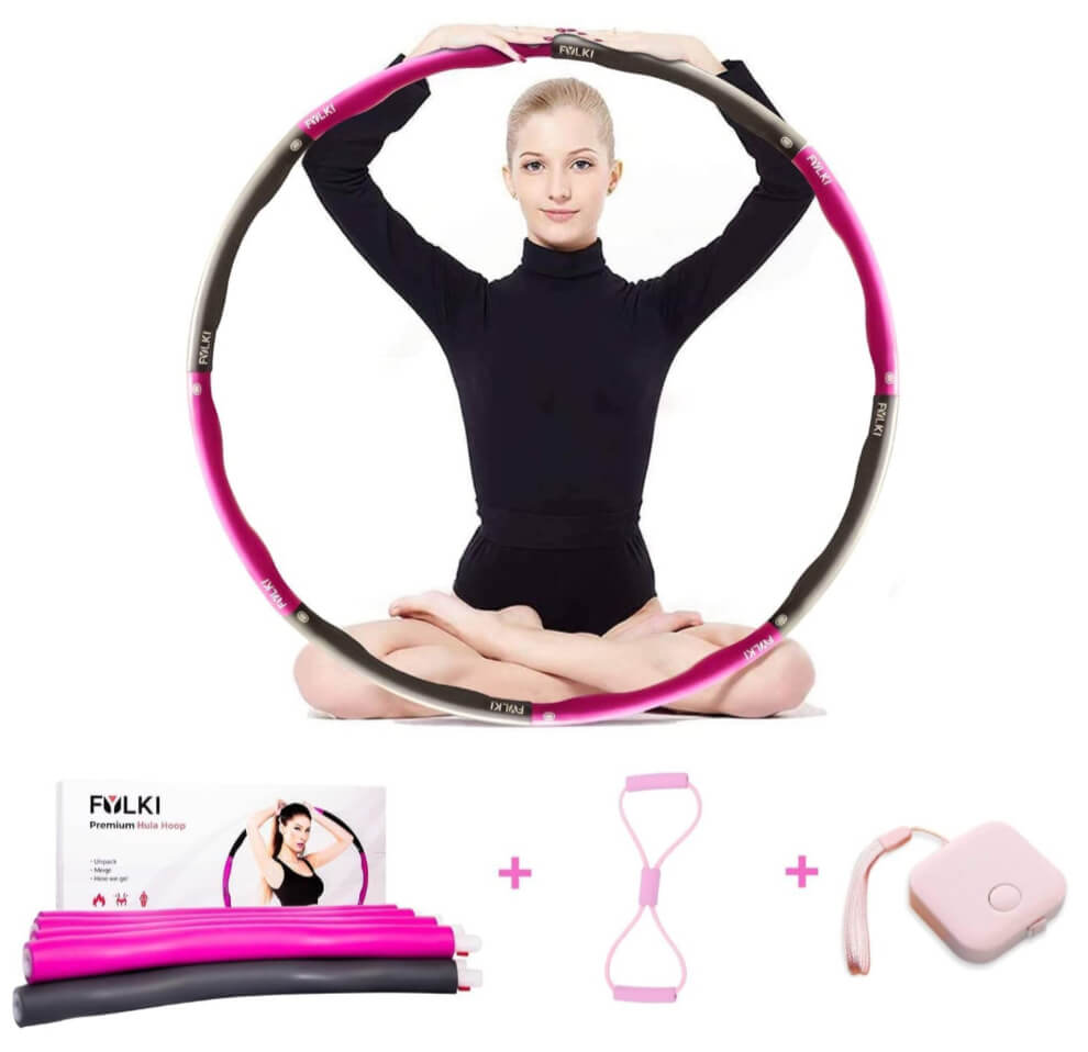 Weighted Exercise Hoop for Fitness, Workout, Gym and Weight Loss