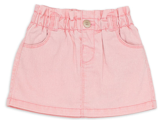 Wonder Nation Baby and Toddler Girl Denim Skort, Sizes 12M-5T