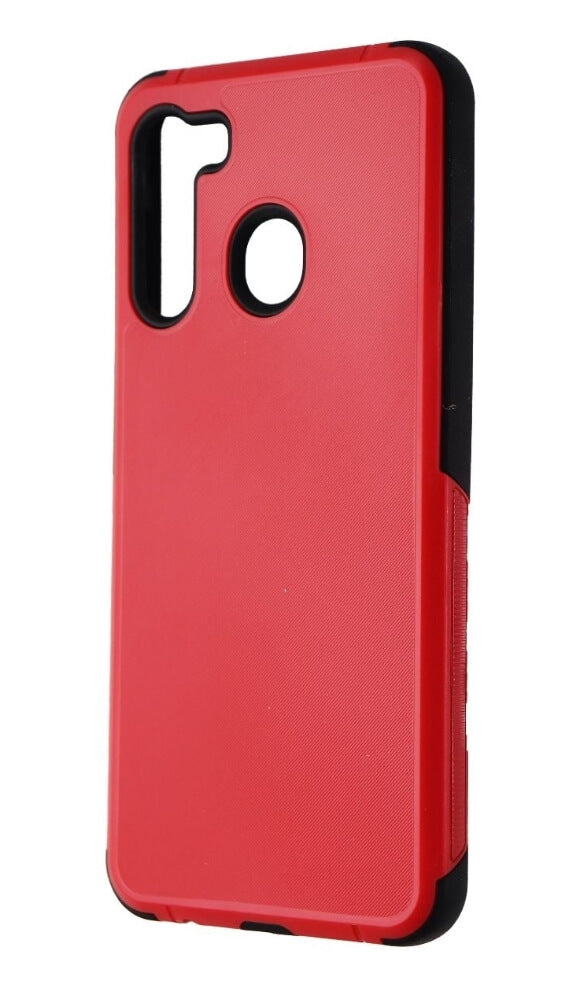 onn. Protect Series Rugged Case for Samsung Galaxy A21 - Red